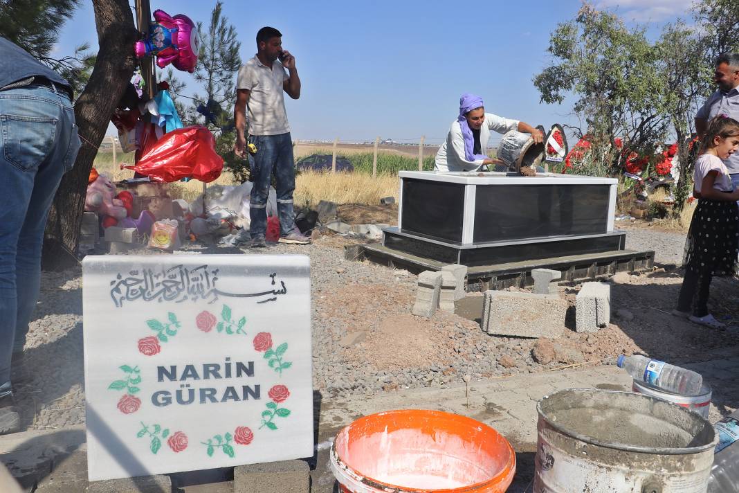 Narin'in mezarı yaptırıldı! Türk bayrağı da dikilecek 5